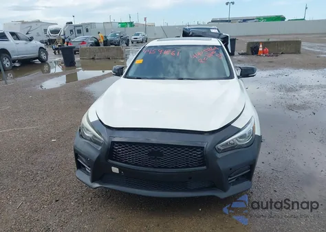 2016 Infiniti Q50 3.0T Premium from USA, damaged, VIN JN1EV7AP2GM305985